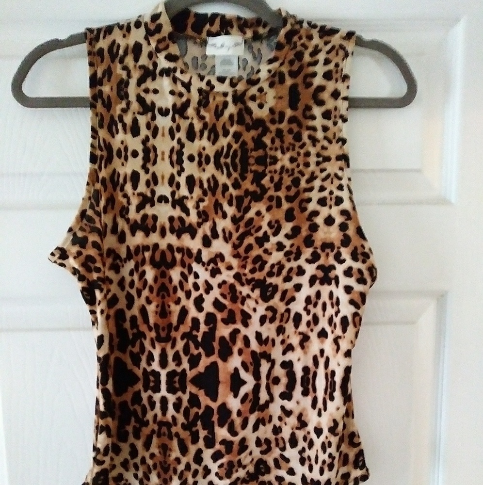 Cheetah print Bodysuit NWOT